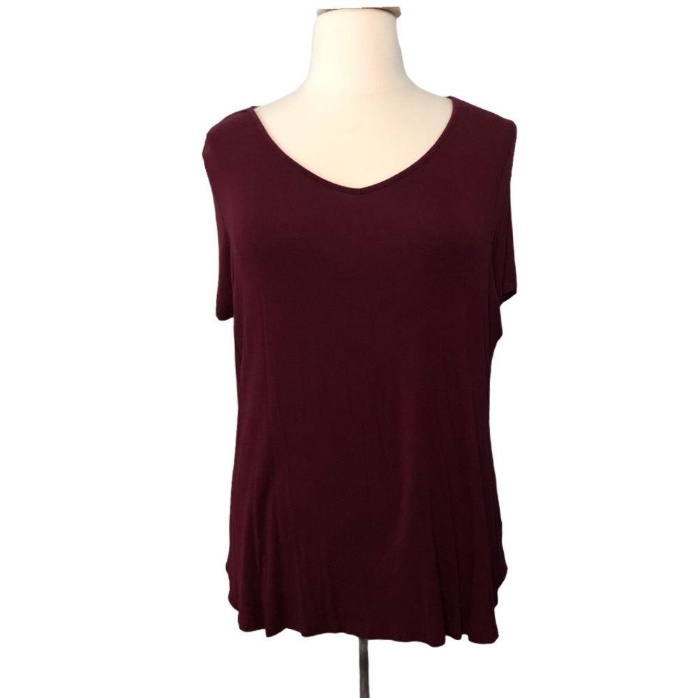 Meera Lane Burgundy Shirt